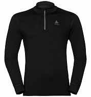 Pánské tričko s dlouhým rukávem 1/2 Zip Natural 100% Merino